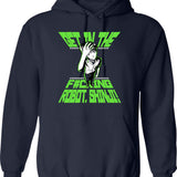 Get Drunk Do Crime Smash Patriarchy Hoodie - Navy