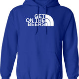 Get Old Car Racing Hoodie - Retro Graphic Pullover Hoodie for Men & Women - Blue