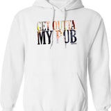 Get On The Beers Essential Hoodie - Retro Graphic Pullover Hoodie for Men & Women - White