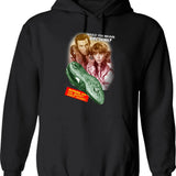 Get Outta My Pub Hoodie - Retro Graphic Pullover Hoodie for Men & Women - Black