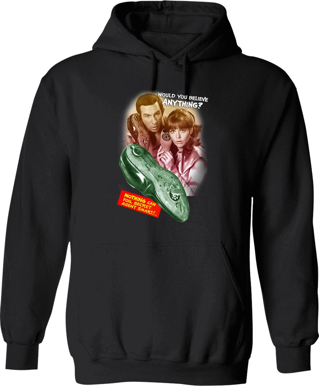 Get Outta My Pub Hoodie - Retro Graphic Pullover Hoodie for Men & Women - Black
