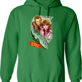 Get Outta My Pub Hoodie - Retro Graphic Pullover Hoodie for Men & Women - Green