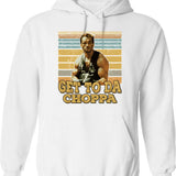 Get The Salt Hoodie - Retro Graphic Pullover Hoodie for Men & Women - White