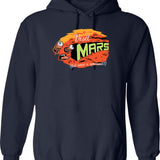 Get To Da Choppa Vintage Hoodie - Retro Graphic Cosy Pullover - Navy
