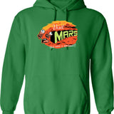 Get To Da Choppa Vintage Hoodie - Retro Graphic Cosy Pullover - Green