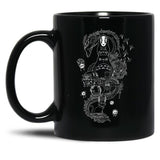 Ghibli Studios Family Black Coffee Mug, Gift Coffee Mug