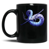 Ghost Leviathan Black Coffee Mug, Gift Coffee Mug