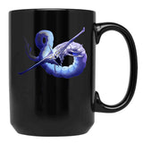 Ghost Leviathan Black Coffee Mug, Gift Coffee Mug