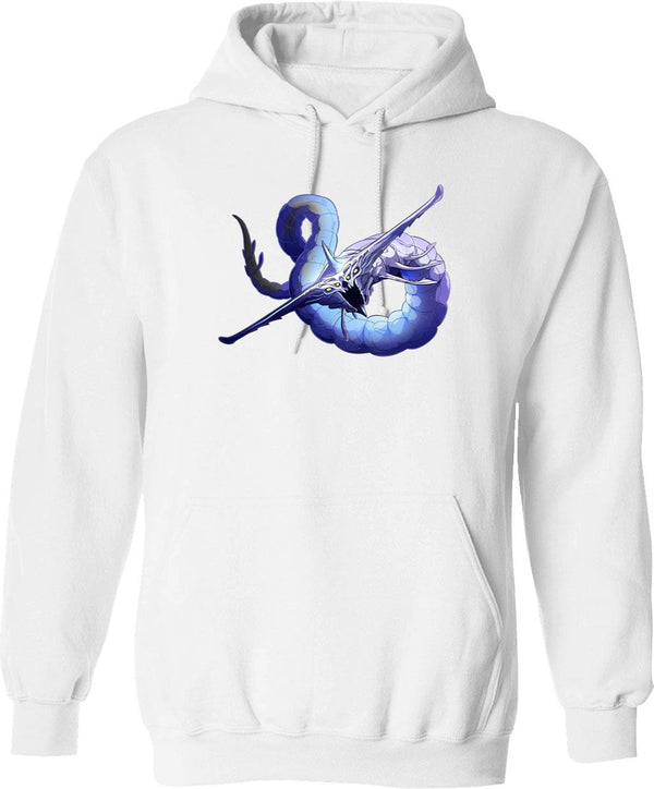 Ghost Leviathan Graphic Pullover Hoodie - White