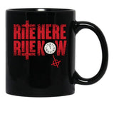 Ghost – Rite Here Rite Now Title Black Coffee Mug, Gift Coffee Mug - Black