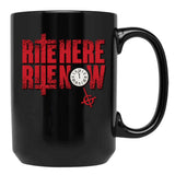 Ghost – Rite Here Rite Now Title Black Coffee Mug, Gift Coffee Mug