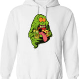 Ghostbusters Hoodie - Retro Graphic Pullover Hoodie for Men & Women - White