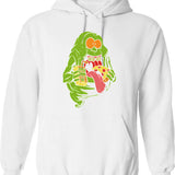 Gffy Guffy Clothing Brand White Outline Transparent Design Logo From Los Santos San Andreas Hoodie - White