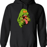 Ghostbusters (1) Hoodie - Retro Graphic Pullover Hoodie for Men & Women - Black