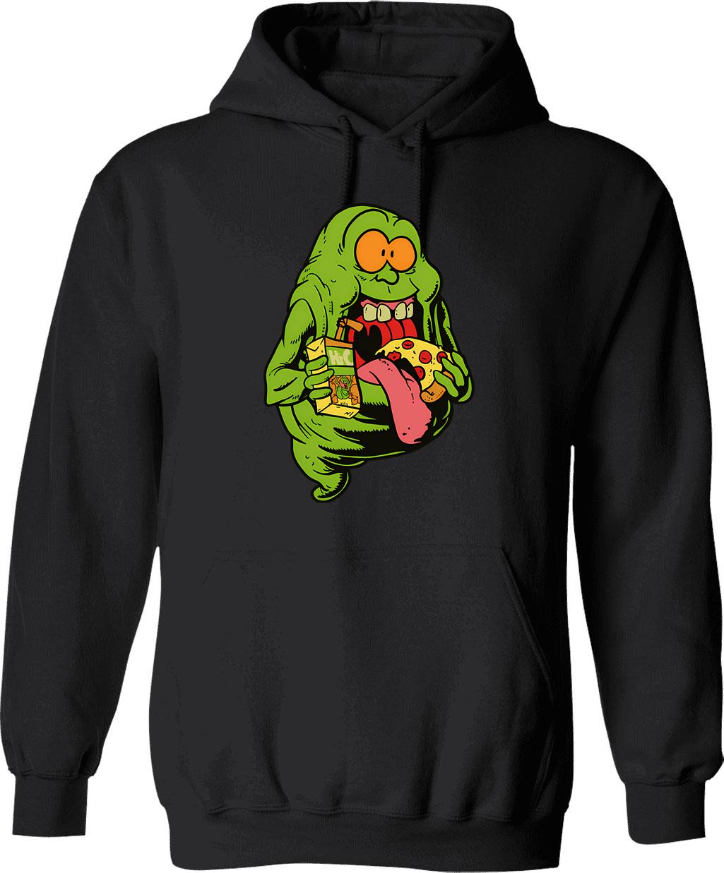 Ghostbusters (1) Hoodie - Retro Graphic Pullover Hoodie for Men & Women - Black