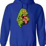 Ghostbusters (1) Hoodie - Retro Graphic Pullover Hoodie for Men & Women - Blue