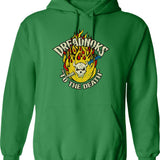 Ghoul Power Hoodie - Retro Graphic Pullover Hoodie for Men & Women - Green