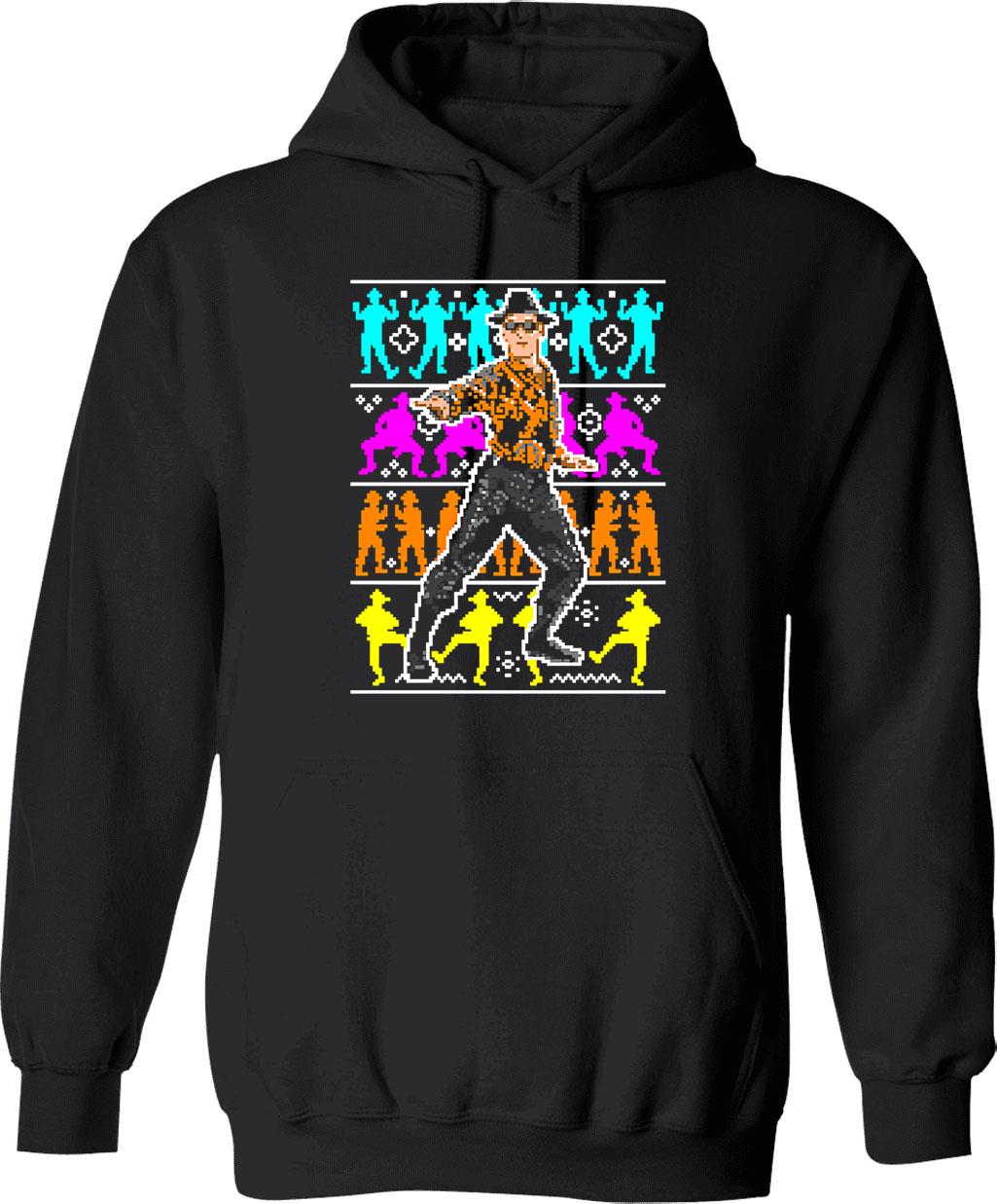 Gift For Men Peep Show Retro Vintage Hoodie - Black