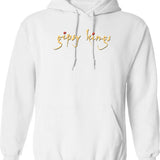 Gimme The Cheese Hoodie - Retro Graphic Pullover Hoodie for Men & Women - White