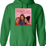 Girls Will Be Girls Hoodie - Retro Graphic Pullover Hoodie for Men & Women - Green