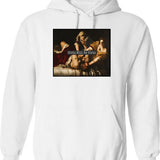 Girls Love My Swag (1) Hoodie - Retro Graphic Pullover Hoodie for Men & Women - White