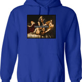 Girls Love My Swag (1) Hoodie - Retro Graphic Pullover Hoodie for Men & Women - Blue