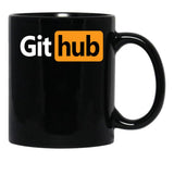 Github - Prnhub Version Black Coffee Mug, Gift Coffee Mug - Black