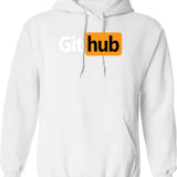 Github - Prnhub Version Graphic Pullover Hoodie - White