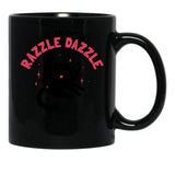 Give Em The Ol Razzle Dazzle Cat Funny Black Coffee Mug, Gift Coffee Mug - Black
