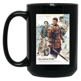 Gladiator Movie Black Coffee Mug, Gift Coffee Mug - Black