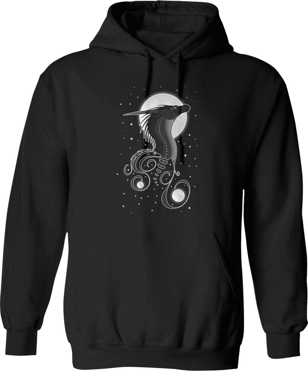 Globochem Hoodie - Retro Graphic Pullover Hoodie for Men & Women - Black