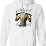 Gluten Hates Me Knife (retro) Hoodie - White