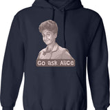 Gnome Mercy Ak47 Hoodie - Retro Graphic Pullover Hoodie for Men & Women - Navy