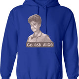 Gnome Mercy Ak47 Hoodie - Retro Graphic Pullover Hoodie for Men & Women - Blue