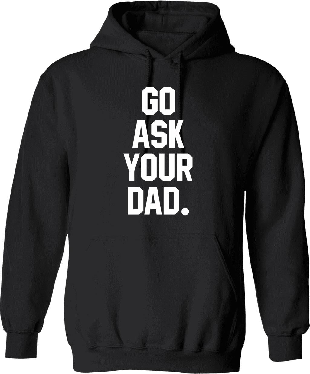 Go Ask Alice Hoodie - Retro Graphic Pullover Hoodie for Men & Women - Black