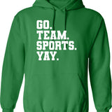 Go Climb A Rock Hoodie - Retro Graphic Pullover Hoodie for Men & Women - Green