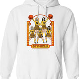Go Team Sports Yay - Funny Sports Hoodie - White