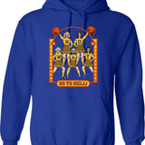 Go Team Sports Yay - Funny Sports Hoodie - Blue