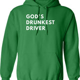 God Is Always Building You Up Hoodie - Green