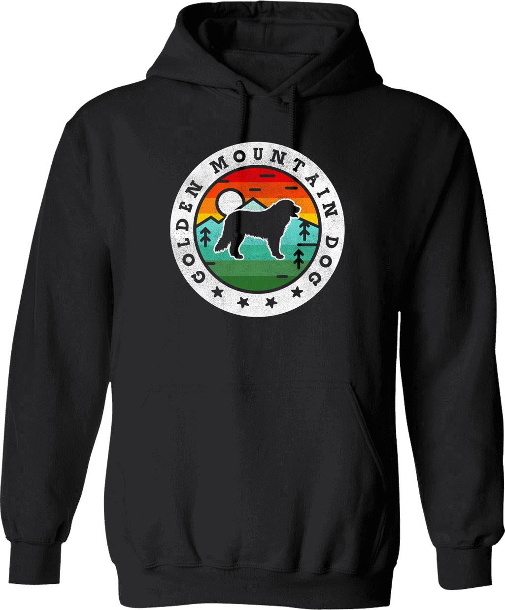 Golden Hour Blooms Flowers In The Evening Hoodie - Black