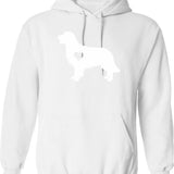 Golden Mountain Dog Summer Vintage Hoodie - Retro Graphic Cosy Pullover - White