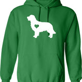 Golden Mountain Dog Summer Vintage Hoodie - Retro Graphic Cosy Pullover - Green