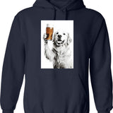 Golden Retriever Art Golden Retriever Love Golden Retriever Mama Golden Retriever Owner Golden Retriever Hoodie - Navy