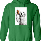 Golden Retriever Art Golden Retriever Love Golden Retriever Mama Golden Retriever Owner Golden Retriever Hoodie - Green