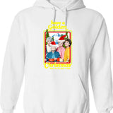Golden Retriever Dog Drinking Beer Funny Beer Humor Hoodie - White