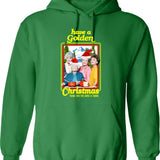 Golden Retriever Dog Drinking Beer Funny Beer Humor Hoodie - Green