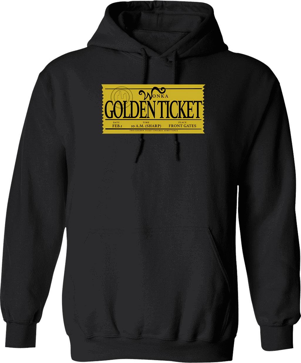 Golden Stay Christmas Hoodie - Retro Graphic Pullover Hoodie for Men & Women - Black