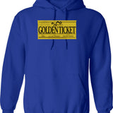 Golden Stay Christmas Hoodie - Retro Graphic Pullover Hoodie for Men & Women - Blue