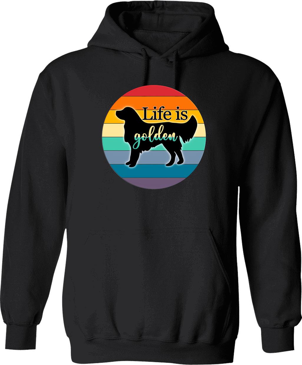 Golden Ticket Hoodie - Retro Graphic Pullover Hoodie for Men & Women - Black