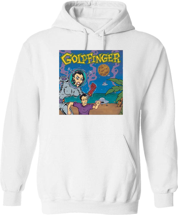 Goldfinger Band Classic Graphic Pullover Hoodie - White